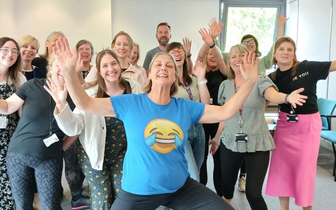Laughter session back at North Hill Studio Malvern Thursday 19th June at 7pm